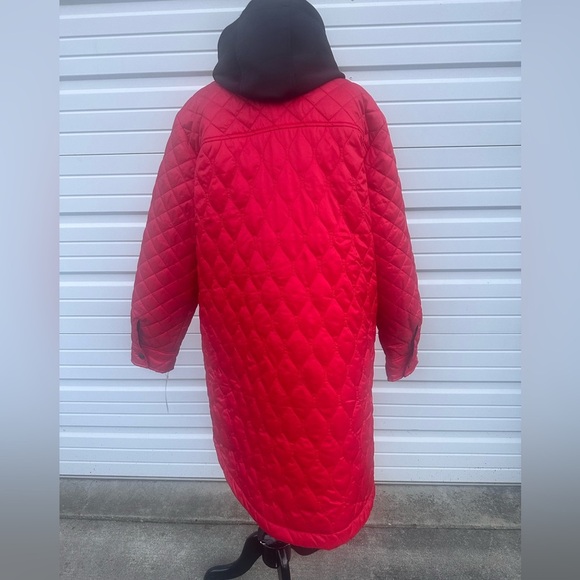 Nuage Women's Quilted Puffer Coat in Red size L - Picture 8 of 8